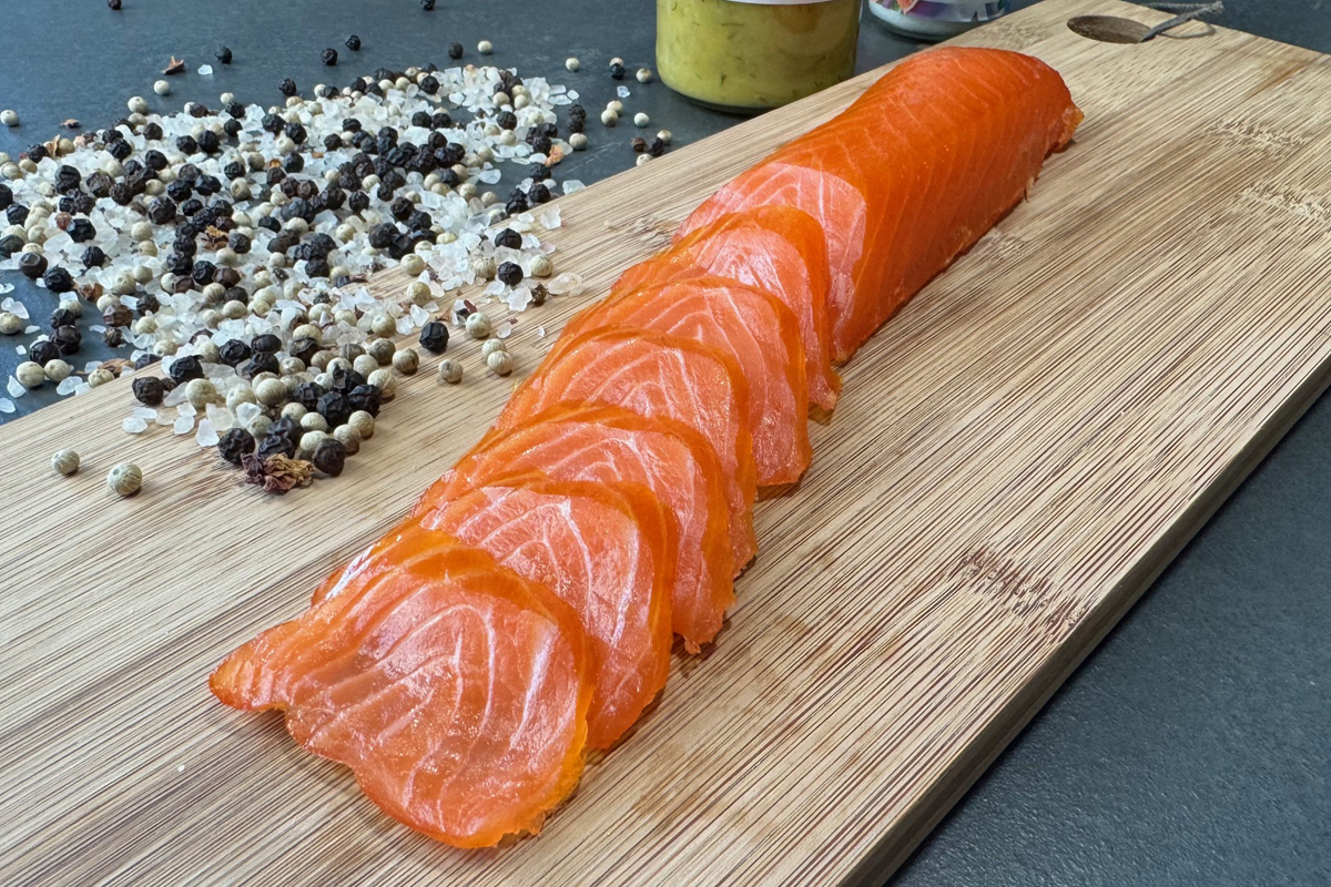 Lachs Loins geräuchert - hergestellt aus Frøya Loins