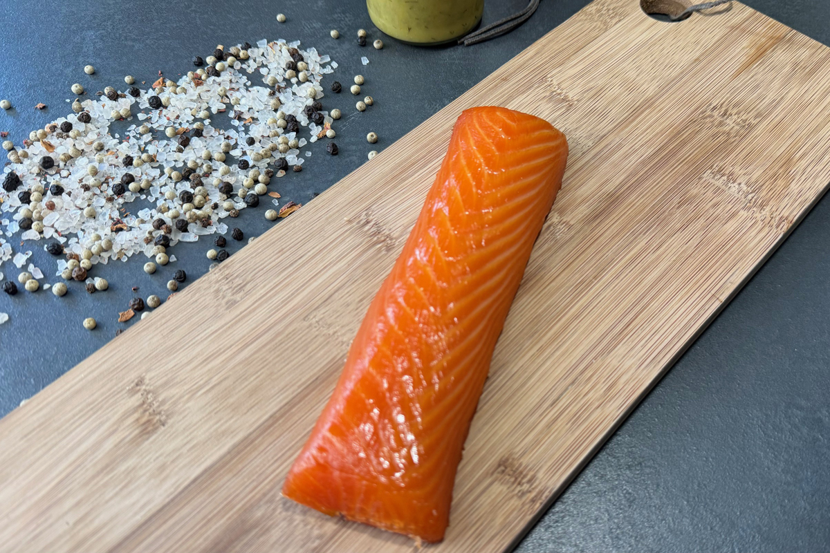 Lachs Loins geräuchert - hergestellt aus Frøya Loins