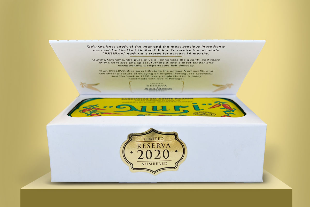 Nuri - Jahrgangssardine in scharfen Olivenöl Limited Reserva 2020